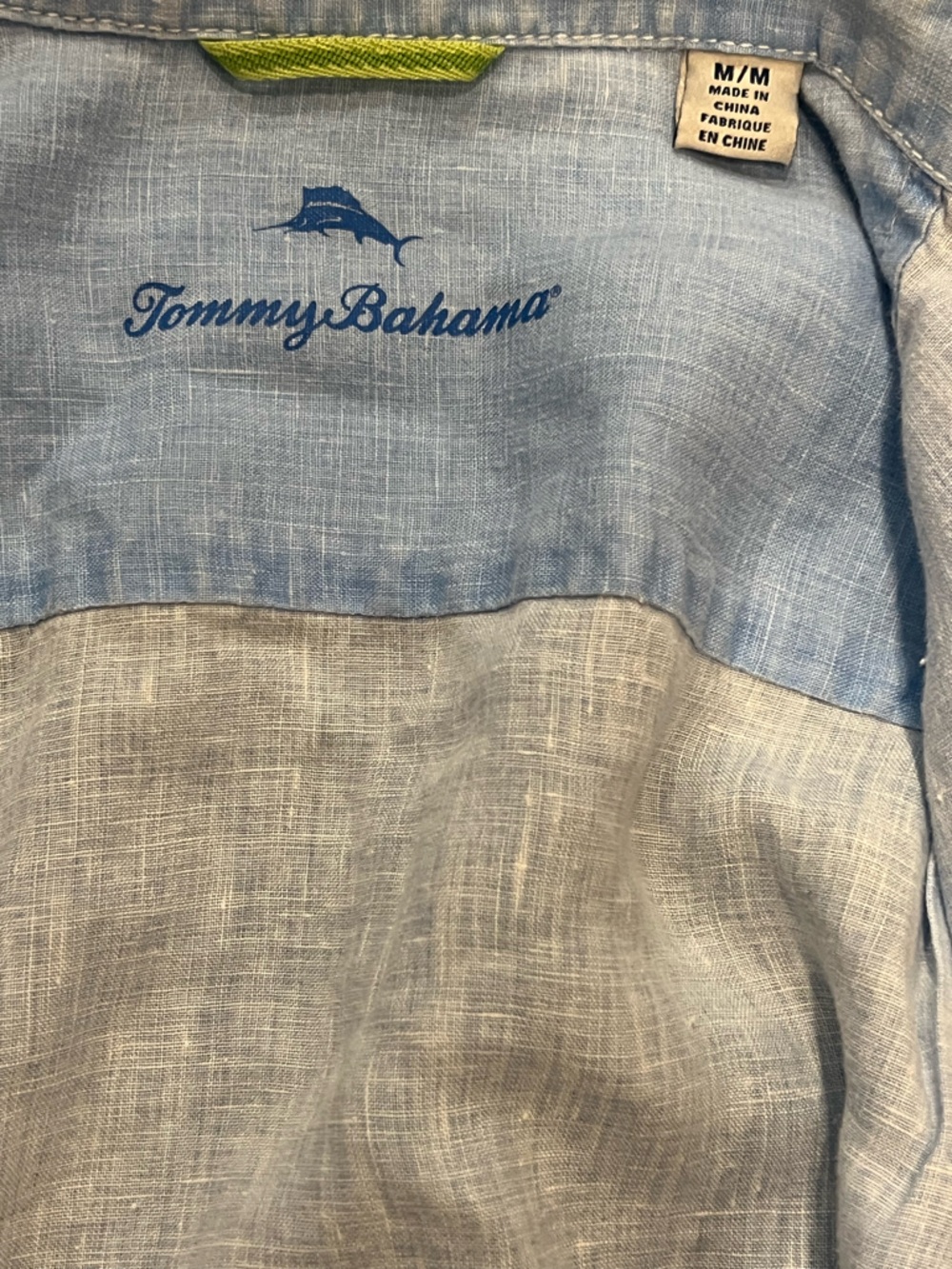 Tommy Bahama Men's Paradise Breezer Long Sleeve Linen Sport Shirt - Picture 5 of 6